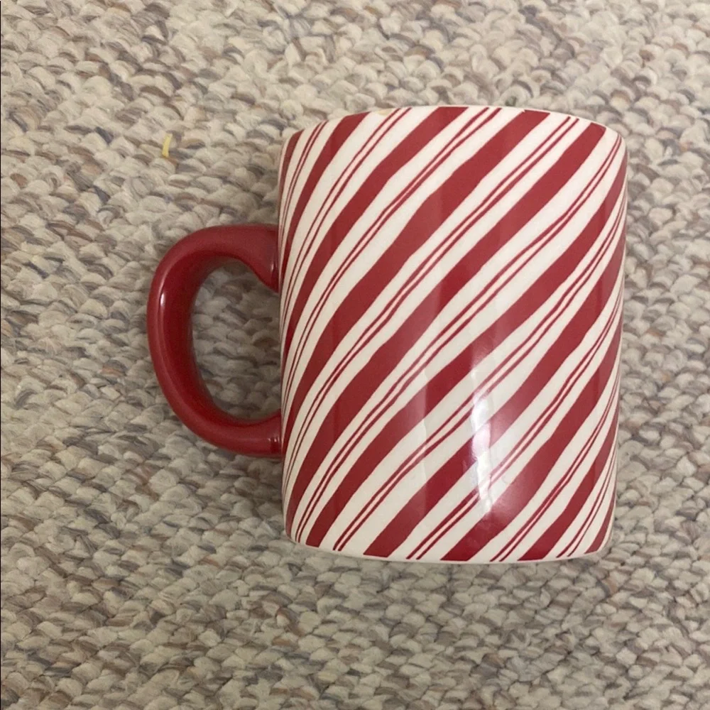 Sur La Table Red and White Holiday Mug
